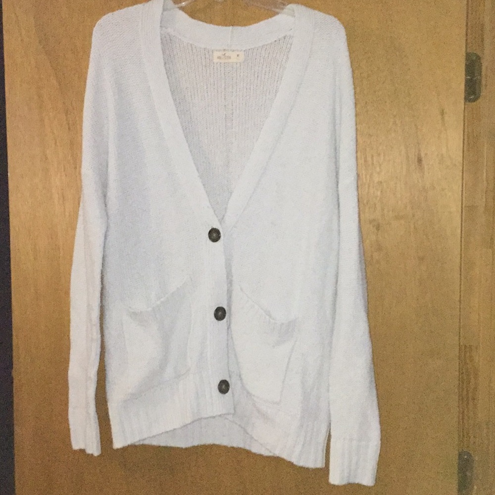 mint green cardigan